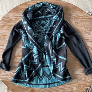 Allison Brittney size M cardigan hoodie